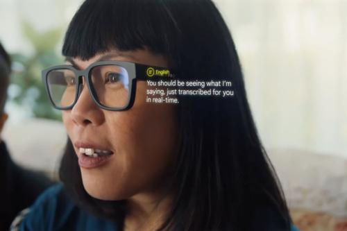 Google โชว์เทคโนโลยี AR สุดล้ำ แว่นตา Smart Glasses แปลภาษาได้เรียลไทม์