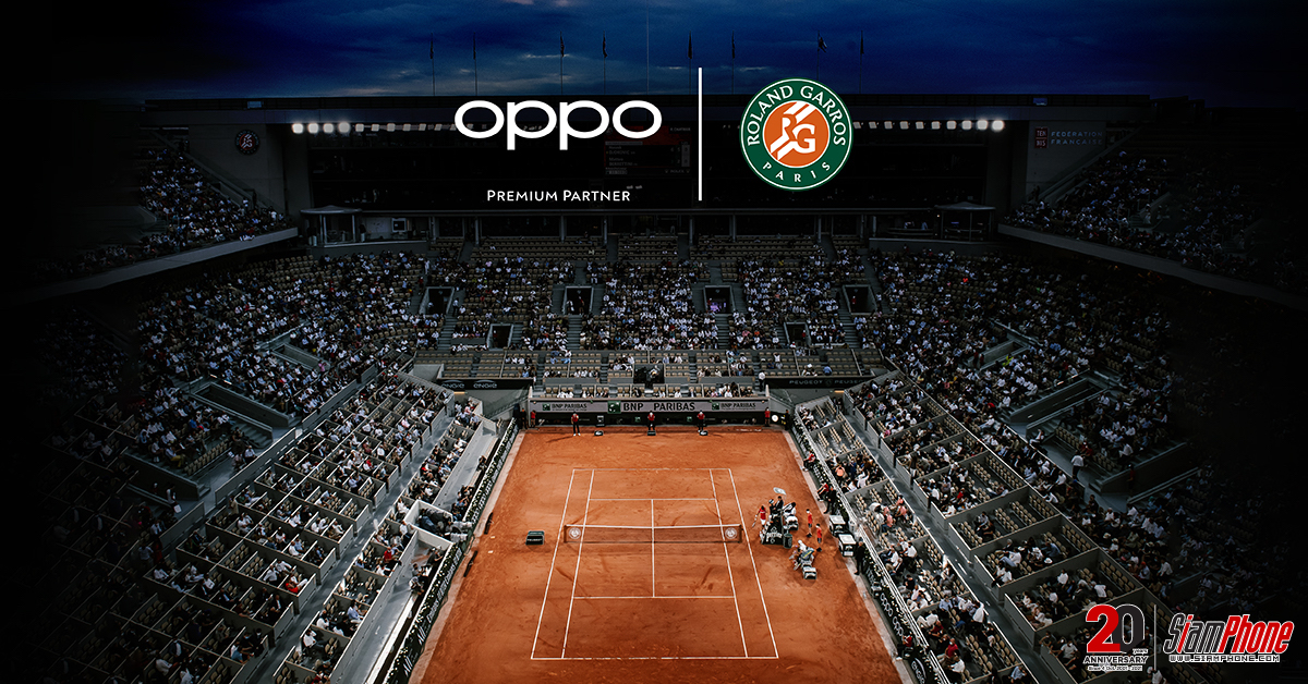 Roland-Garros และ OPPO เดินหน้าความร่วมมือ สำหรับทัวร์นาเมนต์ปี 2022 และ 2023