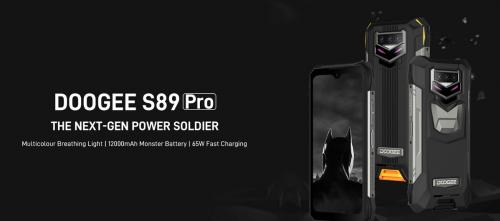 Doogee S89 Pro สมาร์ทโฟนพันธุ์อึด มีเลนส์ Night Vision แบตฯ 12000mAh ชาร์จเร็ว 65 วัตต์