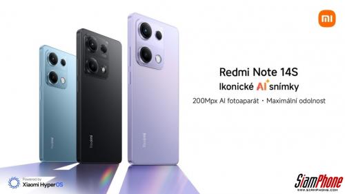 เปิดตัวแล้ว! Xiaomi Redmi Note 14S มาพร้อมกล้อง 200MP จอ 120Hz ในราคาสุดคุ้ม