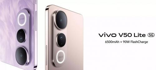 สรุปจุดเด่นและสเปค vivo V50 Lite 5G หน้าจอ 120Hz มาตรฐานถึกทนครบ RAM 24GB แบตฯ 6500mAh ชาร์จเร็ว 90W