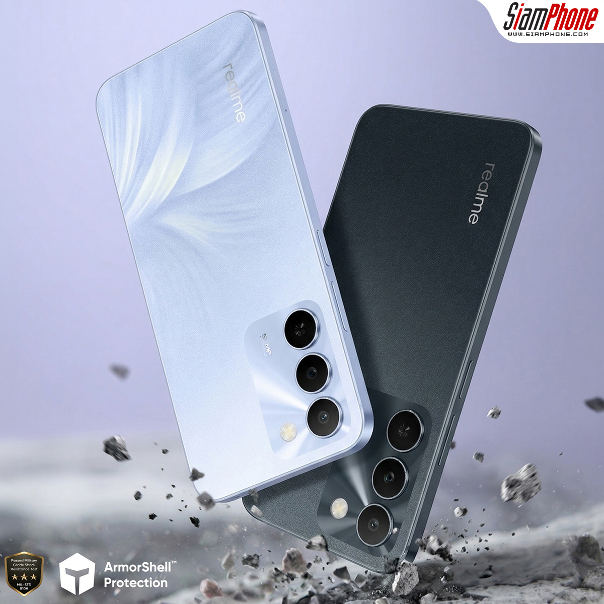 realme C100 Series 5G อัดสเปกแบต 7,000mAh ทนทานระดับ Military Grade