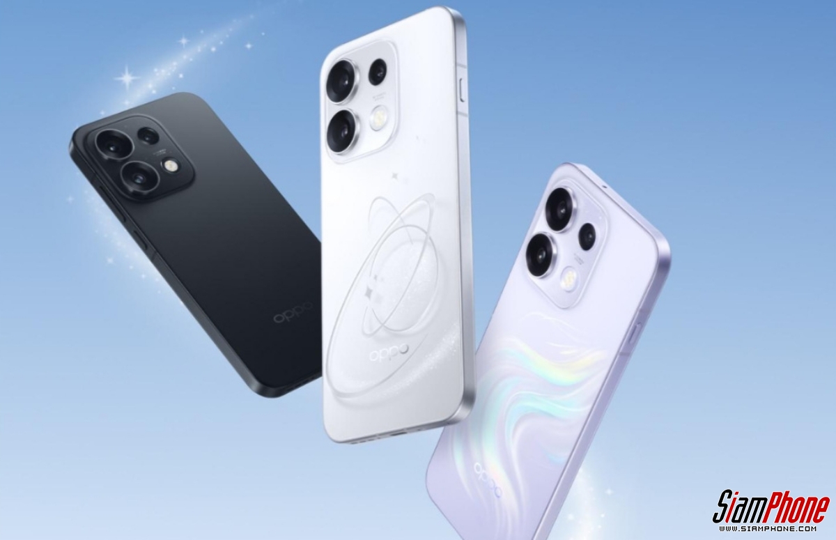 เผยโฉม OPPO Reno16 Series ก่อนเปิดตัว 25 พ.ค. จัดเต็มสเปคเรือธง กล้อง 200MP พร้อมสีใหม่สุดล้ำ