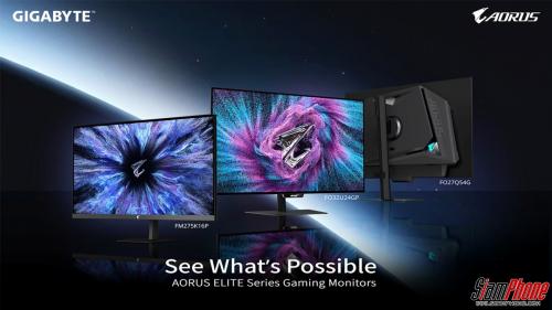 GIGABYTE เปิดตัวจอมอนิเตอร์เกมมิ่งซีรีส์ AORUS ELITE ครอบคลุมทั้งเทคโนโลยี OLED และ Mini LED