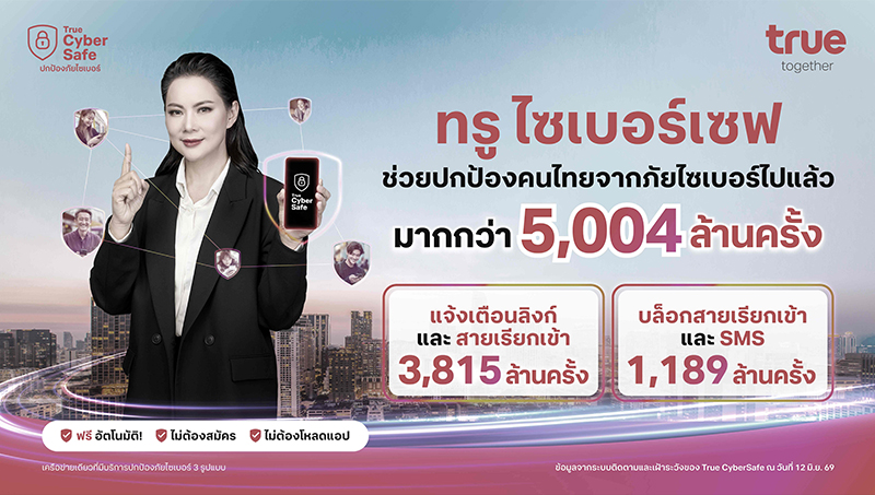 โทรปุ๊บ…เตือนปั๊บ!  ทรู ขานรับมาตรการ กสทช. สกัดภัยมิจฉาชีพข้ามพรมแดน